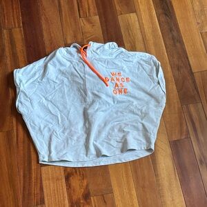 Zumba Gray Hoodie with Orange Accents
